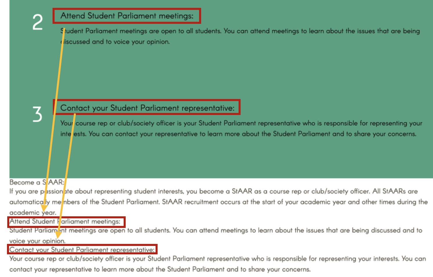 Governance — duplicated paragraphs.